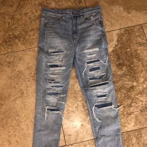 American Eagle super skinny high waisted jeans